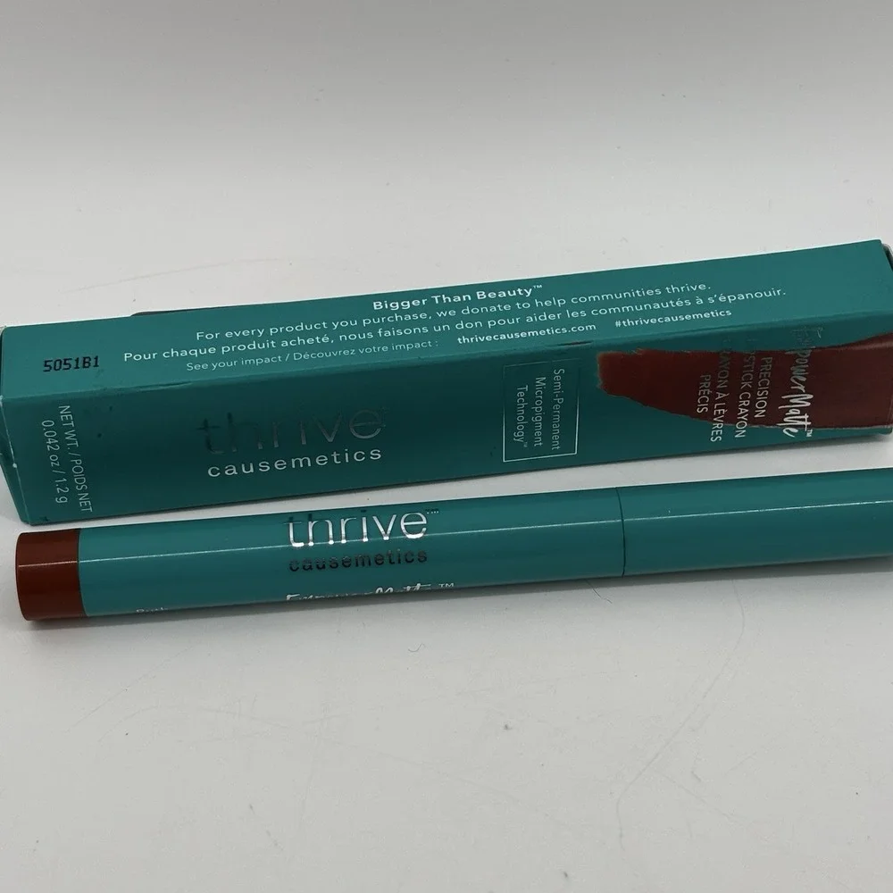 Thrive Causemetics Empower Matte Precision Lipstick Crayon RUTH NEW Full Size